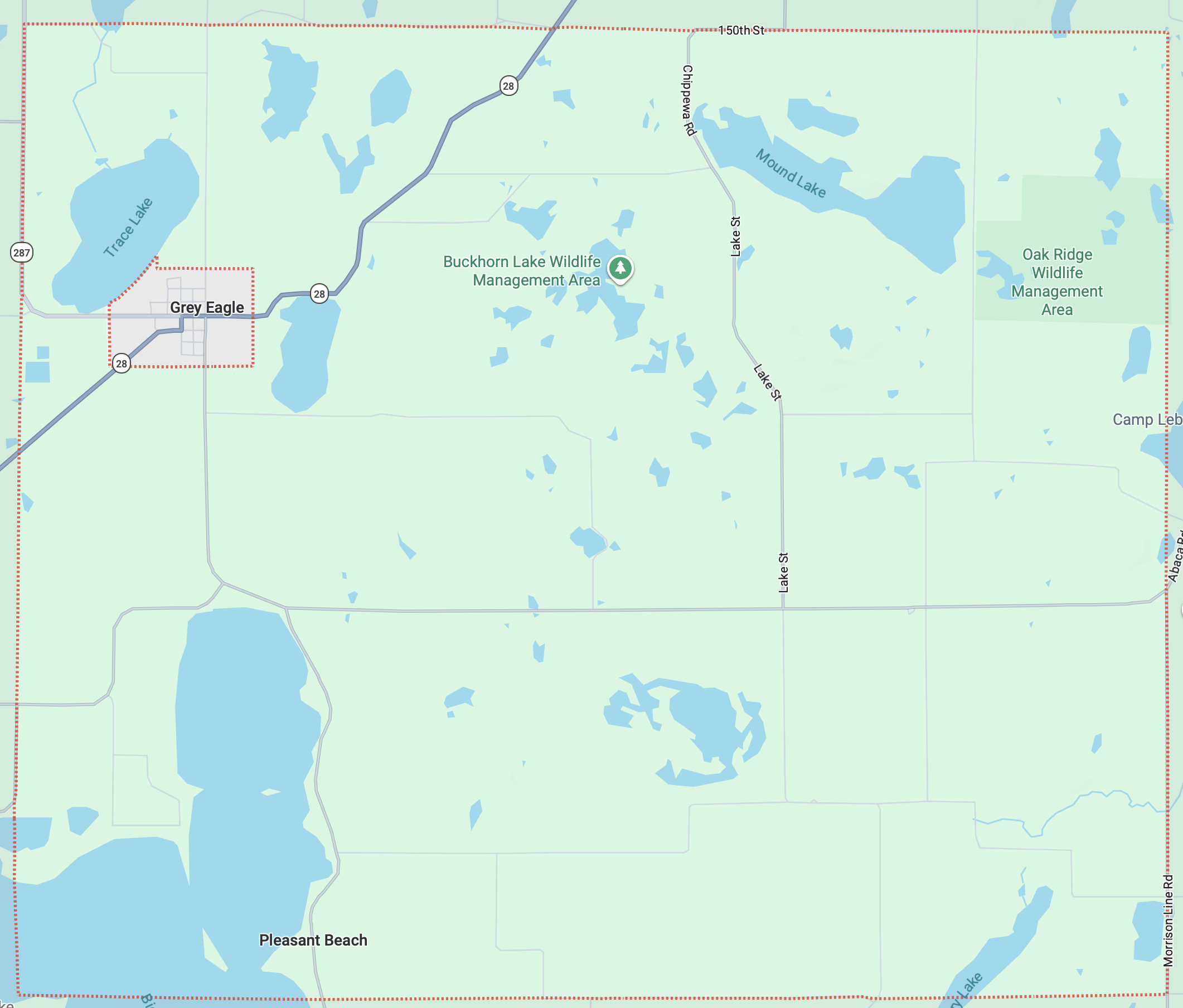 Map of Grey Eagle Township